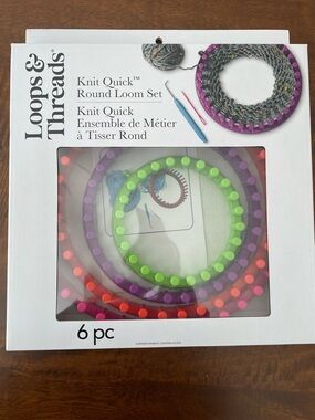 NEW, unused. Loops & Threads round loom set